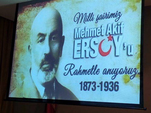 İlçemizde 12 Mart İstiklal Marşımızın Kabulü ve Mehmet Akif Ersoy’u Anma Programı  düzenlendi.