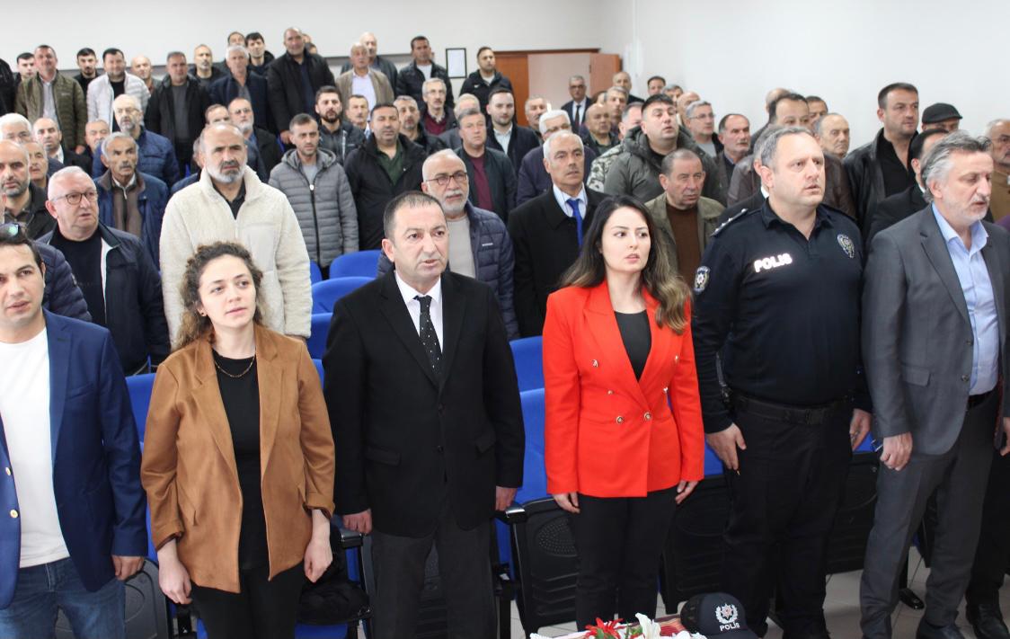 Keşap YEG Derneği Kalkınma Stratejisi Hazırlama ve Kahverengi Kokarca Zararlısı ile Mücadele konulu bilgilendirme  toplantısı yapılmıştır.